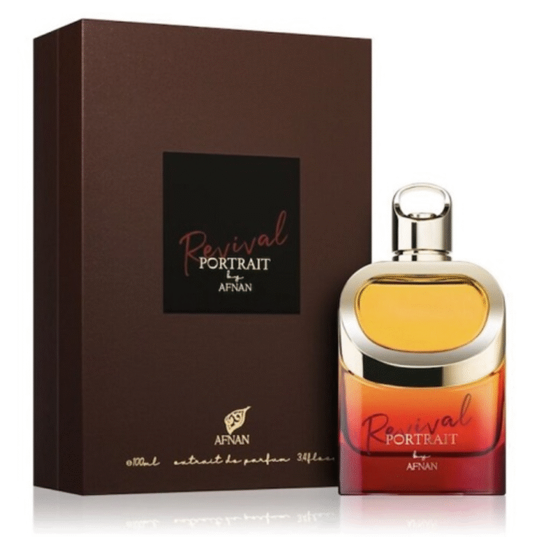 AFNAN Portrait Revival – 100ml extrait de parfum with cinnamon, saffron, and dark chocolate notes