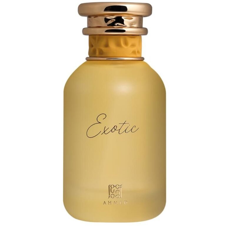 Exotic by Ahmed Al Maghribi Eau de Parfum 100ml – Unisex Oriental Floral Perfume with Black Currant, Vanilla, and Amber