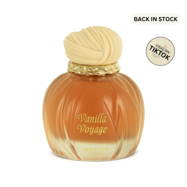 Maison Asrar Vanilla Voyage Eau de Parfum 100ml bottle front view