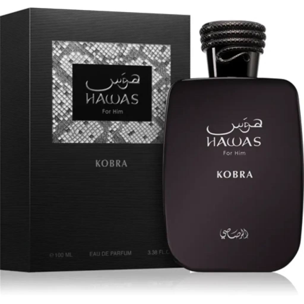 Hawas Kobra spicy citrus oriental woody fragrance