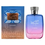 Rasasi Hawas London perfume bottle and packaging 100ml
