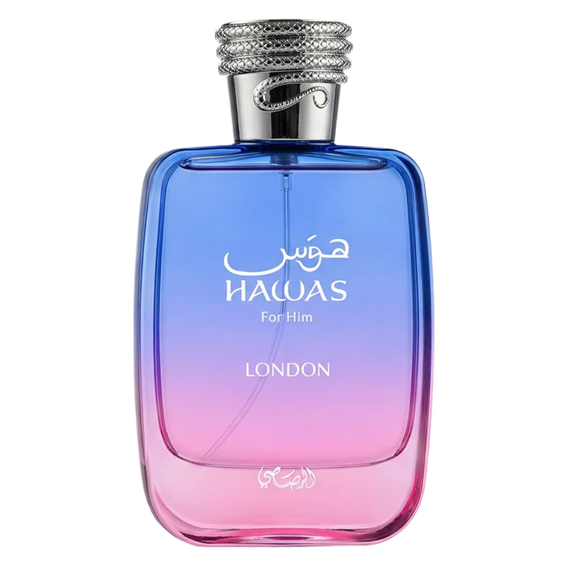 Rasasi Hawas London Eau de Parfum 100ml luxury fragrance bottle
