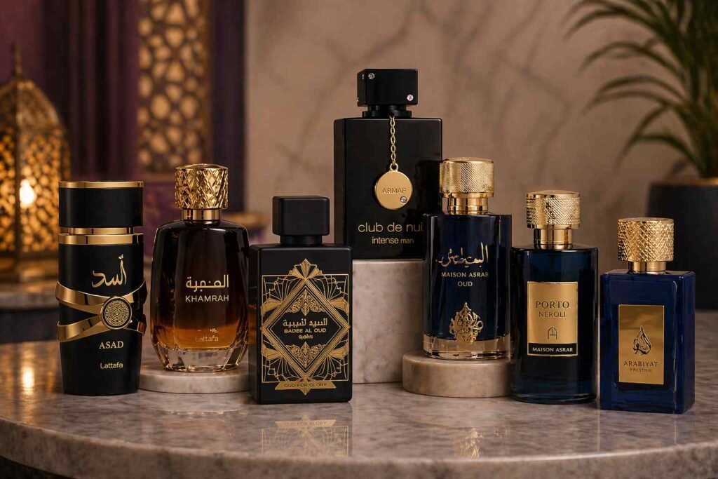 Long lasting best perfumes in Bahrain featuring premium Arabian fragrance brands