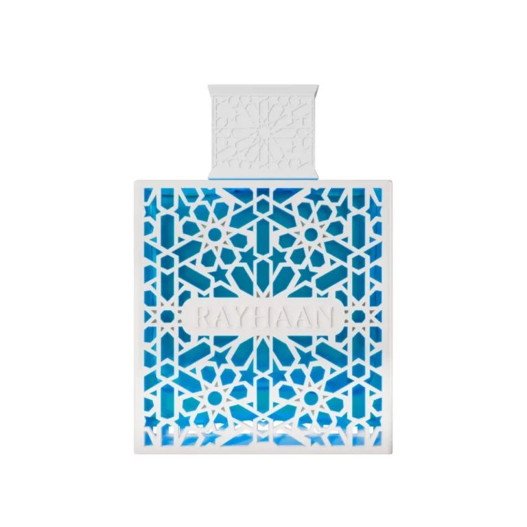 Rayhaan Azul 100ml bottle centered on a pristine clean background.