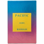 High-end minimalist product photo of Rayhaan Pacific Aloha without any background text.
