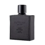 Rugged men's leather fragrance Rayhaan Dark Leather 100ml on a plain white backdrop with no stand.