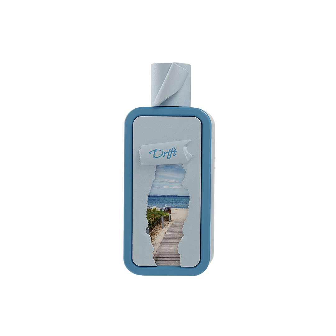 Season-drift1 Riiffs Seasons Drift 100ml bottle centered on a pristine clean background.
