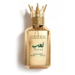 Hersh Lahab Al Ezz Oud 100ml bottle centered on a pristine clean background with no stand.