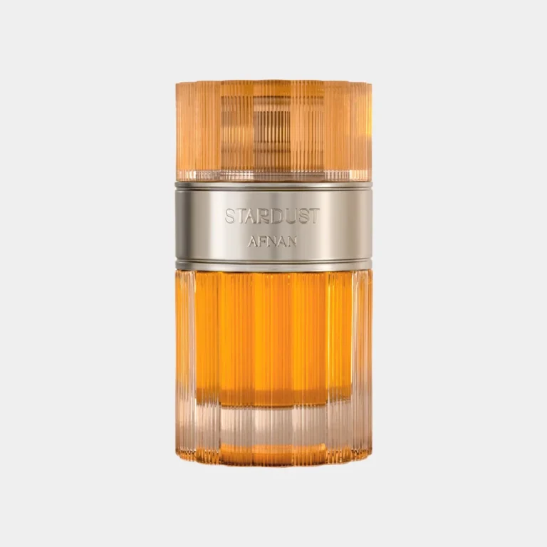 Afnan Stardust 100ml bottle centered on a pristine clean background with no stand.