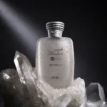Rasasi Hawas Crystelle 100ml bottle centered on a pristine clean background with no stand.