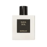 Rayhaan Nava Sol 100ml bottle centered on a pristine clean background with no stand.